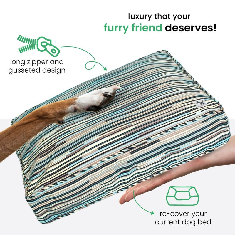 Molly Mutt Huge Dog Bed Cover - I Donâ€™t Like Mondays Print - Measures 36" x45"x5"- 100% Cotton - Durable - Breathable - Sustainable - Machine Washable Dog Bed Cover - Image 5